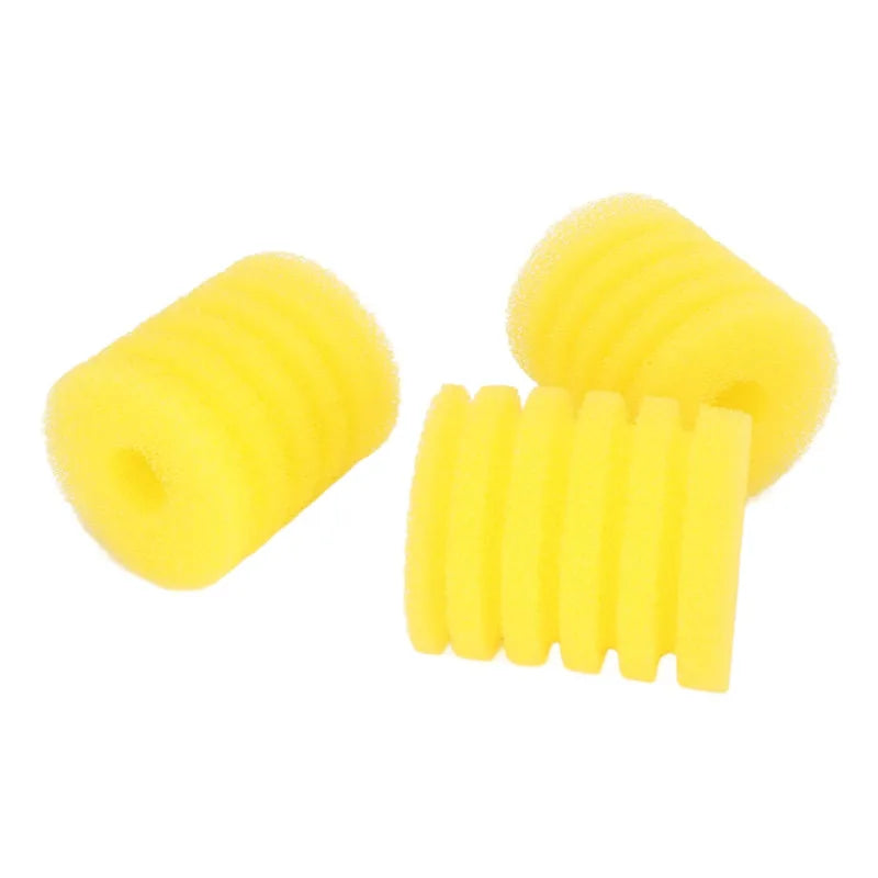 3-Pack Aquarium Filter Sponge for Fish Tanks, Cylindrical Foam Pre-Filter