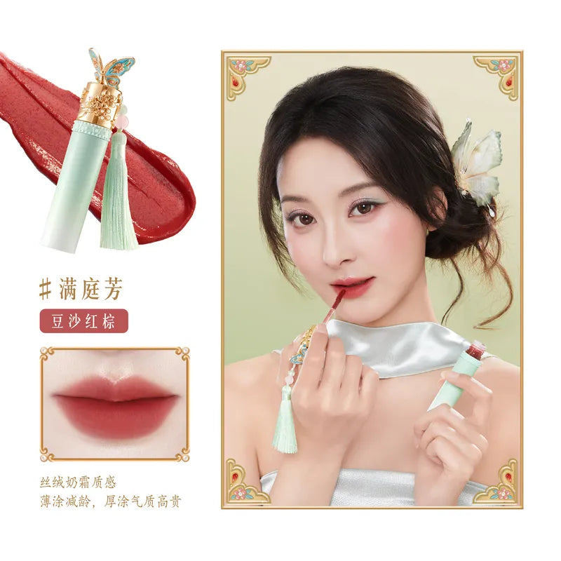Vegan Lip Gloss & Lipstick Set - Shiny Liquid Lip Color Makeup Kit for Women & Girls