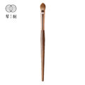 Heart-Shaped Eye Shadow Brush - Natural Sable & Lynx Hair Makeup Tool with Rosewood Handle