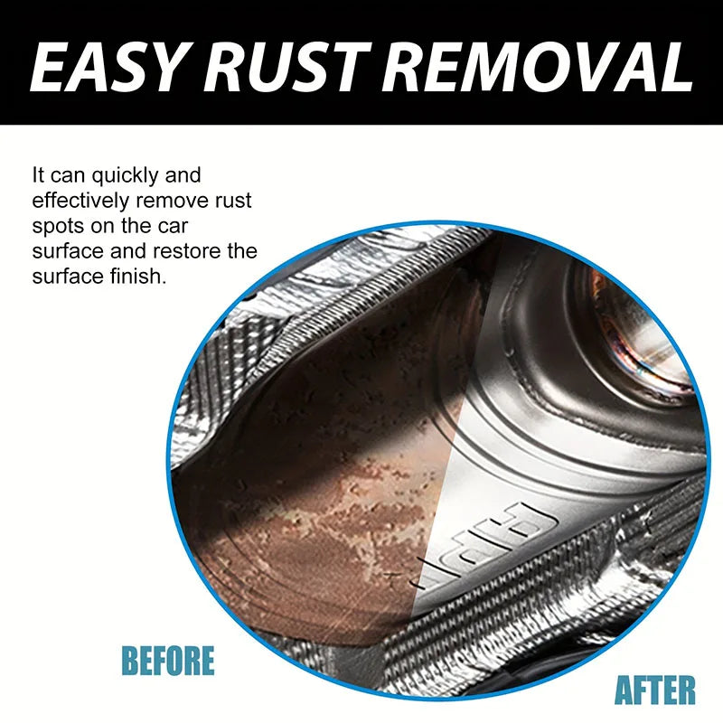 Car Metal Rust & Wheel Hub Scratch Repair Wax Kit - Glossy Long-Lasting Polish