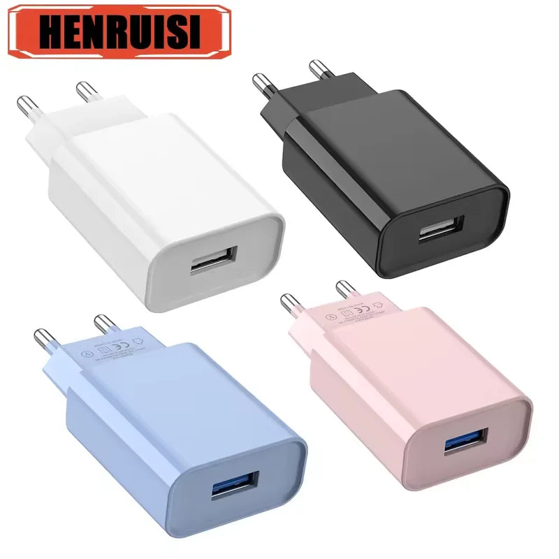 Universal 5V 2A USB Wall Charger 10W Fast Charging Power Adapter for Smartphones
