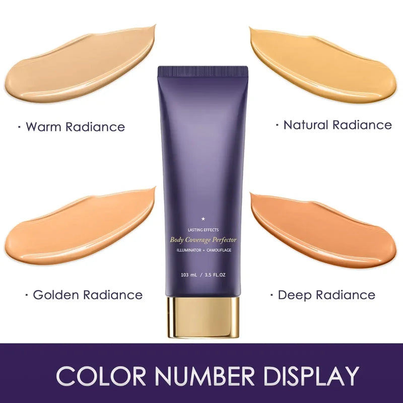 Waterproof Full Coverage Body Foundation & Concealer 103ml - Neutral to Deep Shades