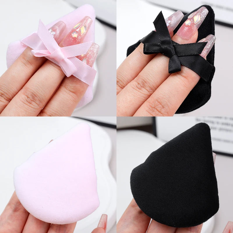 20pcs Makeup Powder Puffs Set - Soft Velvet Contouring & Eye Shadow Sponges