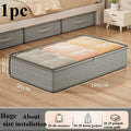 Large Under-Bed Storage Boxes - Stackable Clothes Organizer Bins for Bedroom