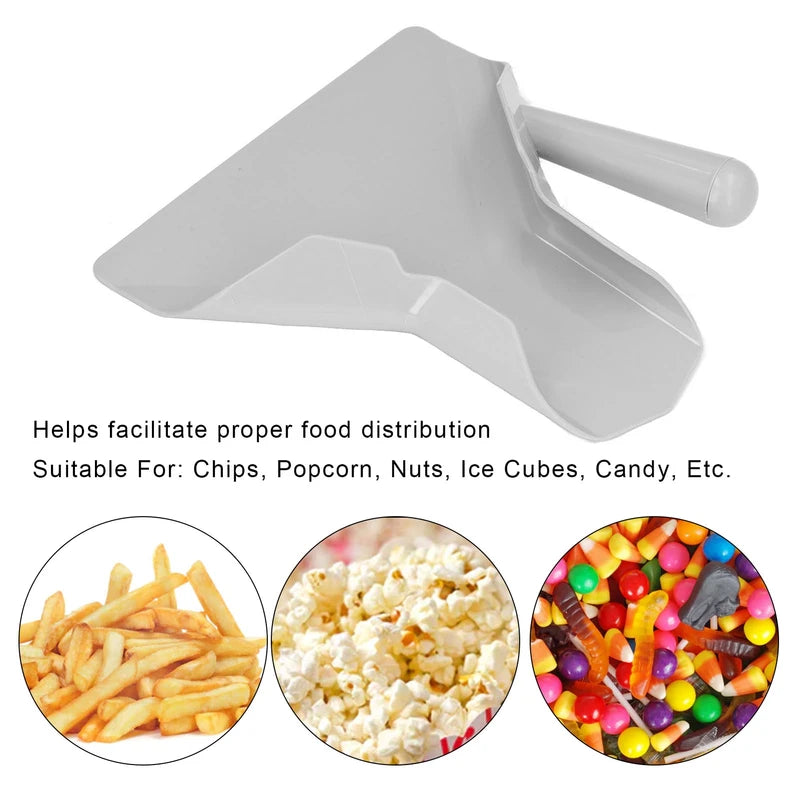 Food Grade French Fries Scoop with Non-Slip Handle - Kitchen Utensil for Chips & Popcorn