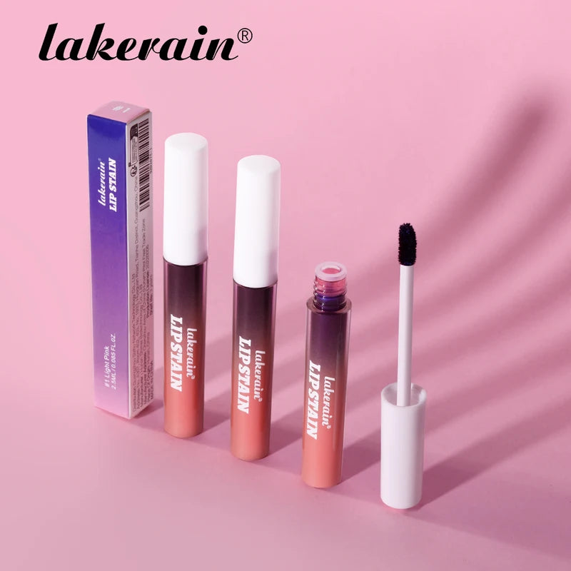 Long Lasting Waterproof Lip Stain Set - Peel Off Natural Lip Color, Transfer-Proof, 3 Colors