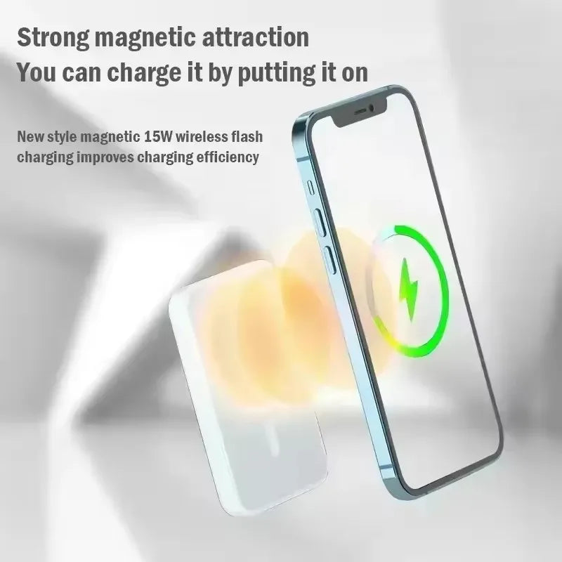 Magnetic Wireless Power Bank 500000mAh Fast Charging for Magsafe & All Devices