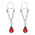 Fake Nipple Piercing Jewelry Set - Faux Nipple Rings for Women