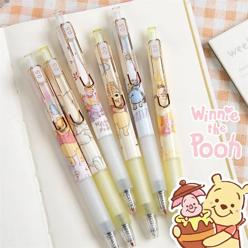 Anime Winner Pooh Bear Gel Pen Set - Kawaii Student Stationery & Gift