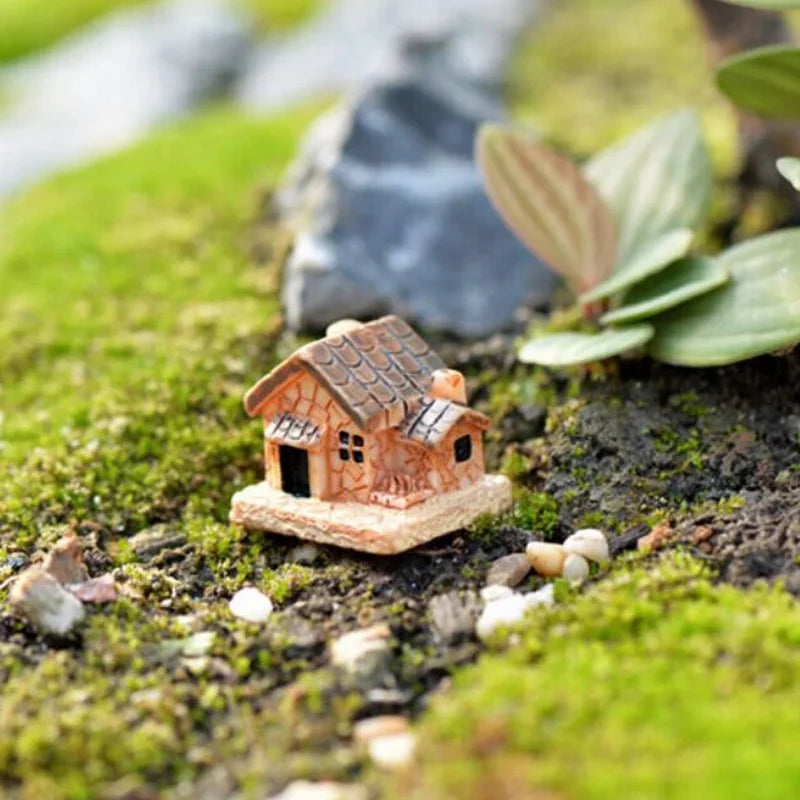 Mini Doll House Stones Set - Resin Garden & Home Decor for DIY Landscaping