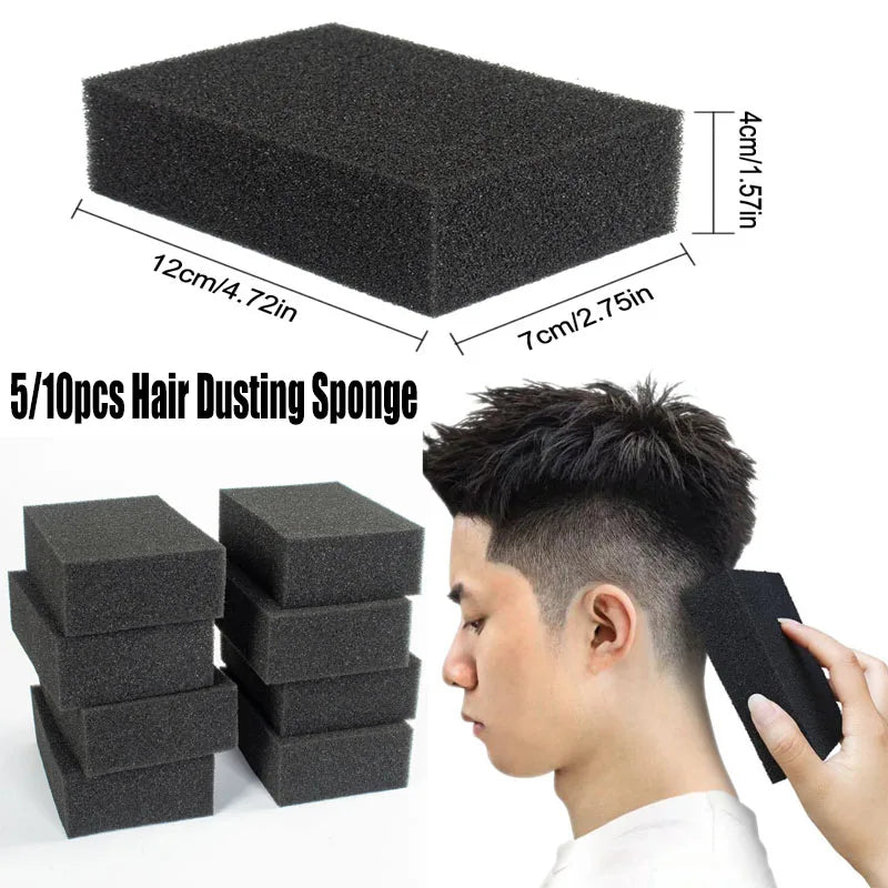 Professional Hair Dusting Sponge 5/10 Pack for Cutting & Hair Removal