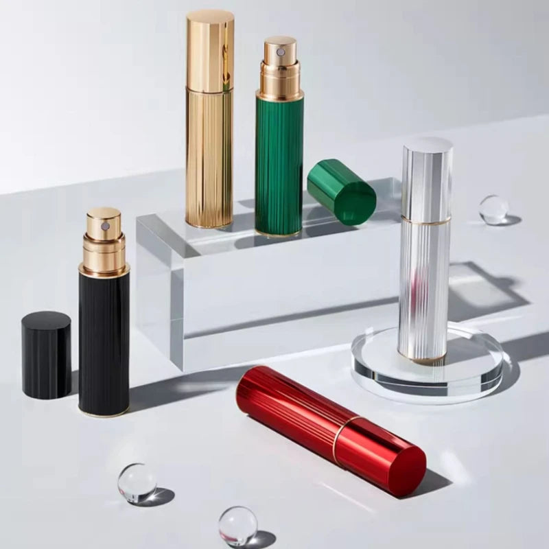 Refillable Mini Perfume Spray Bottles 5ml & 10ml - Portable Cosmetic Atomizer