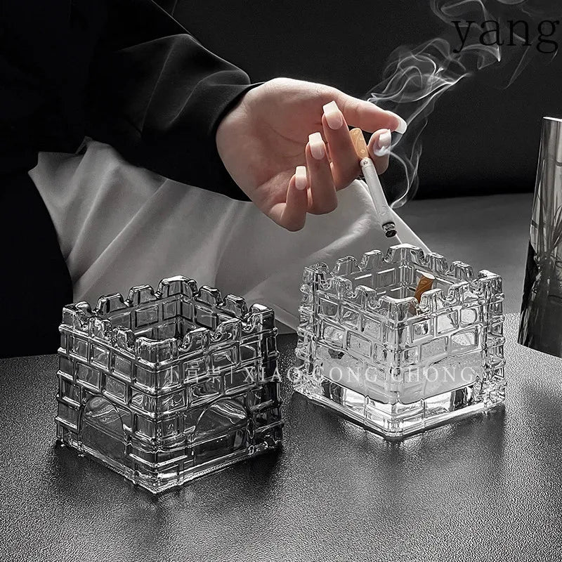Luxury Castle Glass Light Decor for Home Living Room - Trendy Creative Ornament
