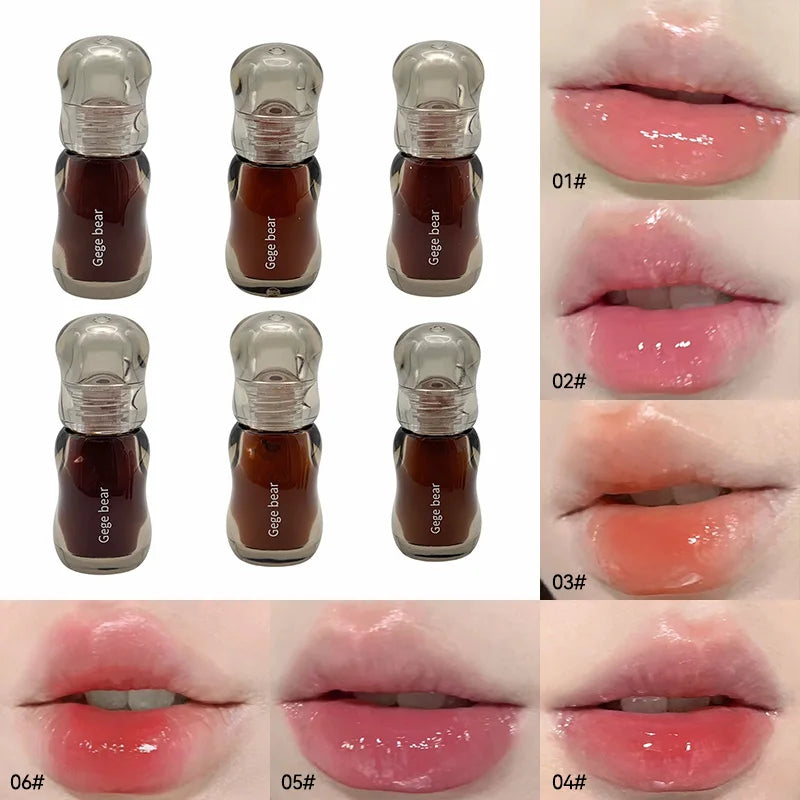 Hydrating Lip Tint with Mirror-Gloss Finish - Youthful Plumping Effect, Winter Formula