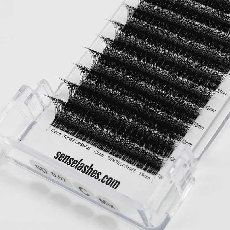 Eyelash Extension Fans - 10D Premade Volume Fans for Hybrid & Natural Looks