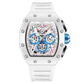 Multifunctional Waterproof Silicone Watch - Casual Quartz Timepiece for Men