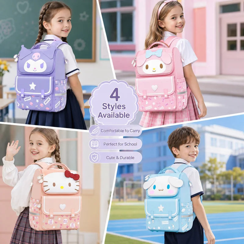 Kids School Backpack with Multiple Compartments & Ergonomic Support - Lightweight & Water-Resistant
