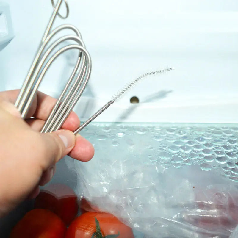 Flexible Refrigerator Drain Cleaning Brush Long Water Tube Dredge Tool