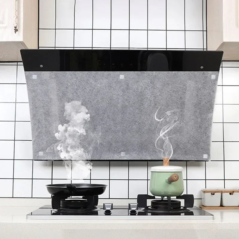 Heat-Resistant Range Hood Filter Paper Oil Absorbing Grease Sticker 60cm*5m
