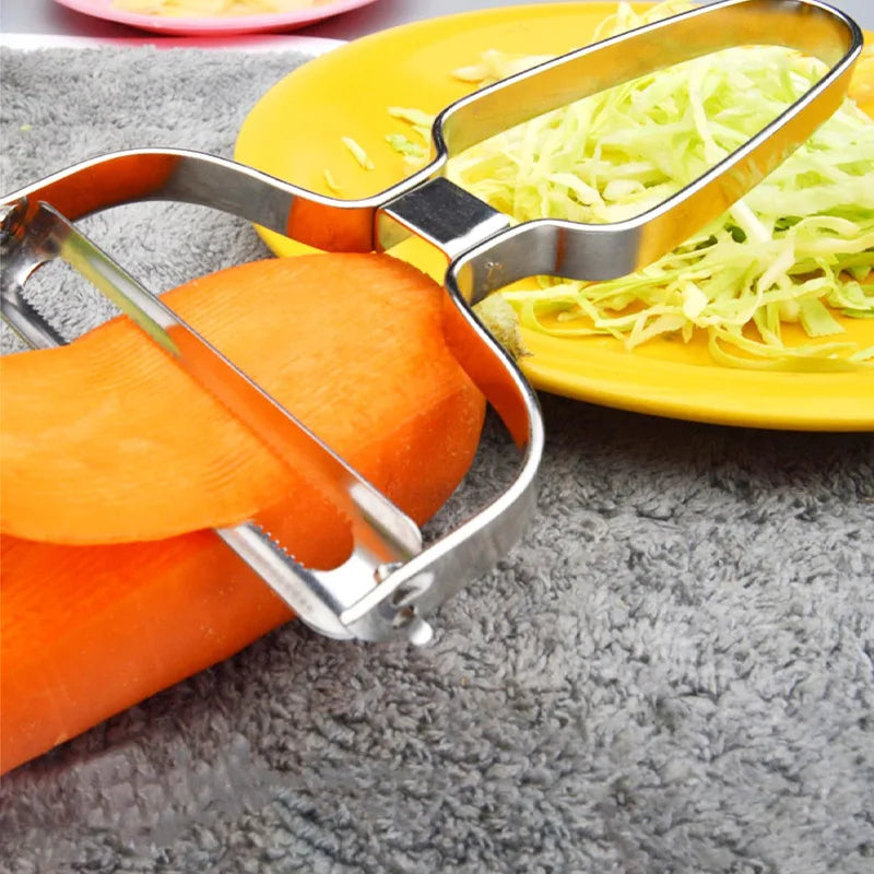 Stainless Steel Vegetable & Fruit Peeler Kitchen Tool - Multiple Colors