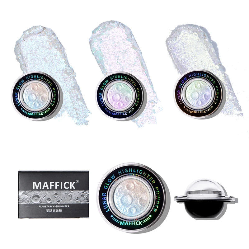 Highlighter Powder Makeup Contour Palette Water Light Shimmer Face & Body Illuminator