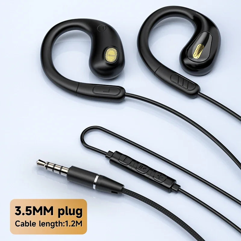 Wired Open Ear Gaming Headset with ENC Mic - Hi-Fi Sound for Clear Calls
