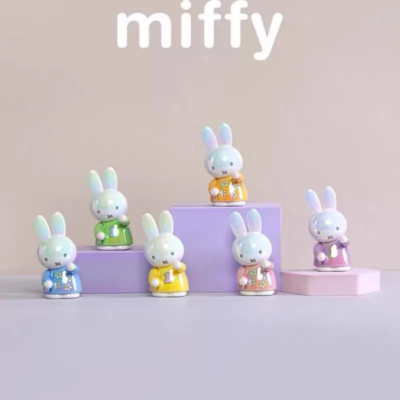 Kawaii Miffy Desktop Organizer Pen Holder Jewelry Stand Blind Box - Cute Rabbit Figurine