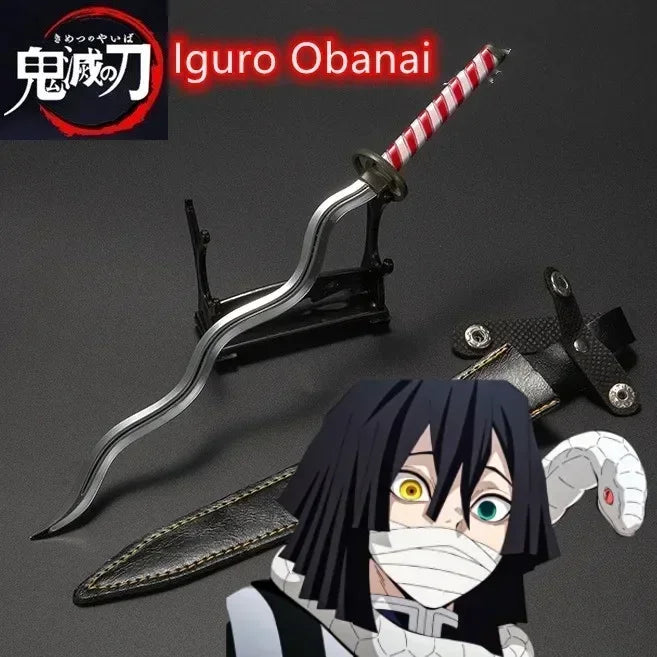 10-Inch Metal Demon Slayer Katana Toy Sword - Kimetsu No Yaiba Collectible Gift