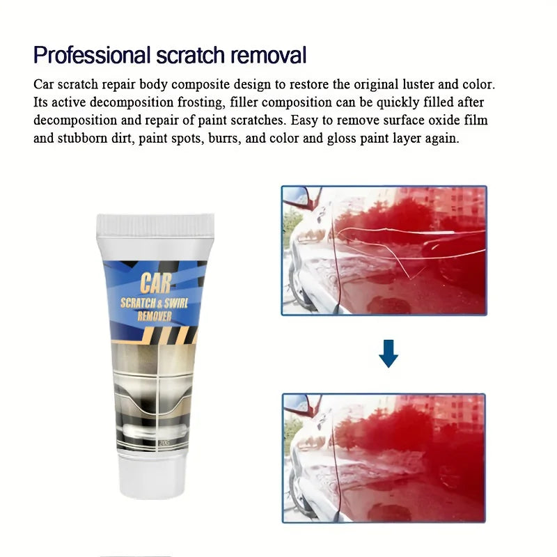 Car Scratch Remover Kit - Auto Paint Touch-Up & Polishing Tools