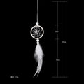 Hanging Dream Catcher Ornament for Car & Home Wall Decor - Feather Wind Chimes