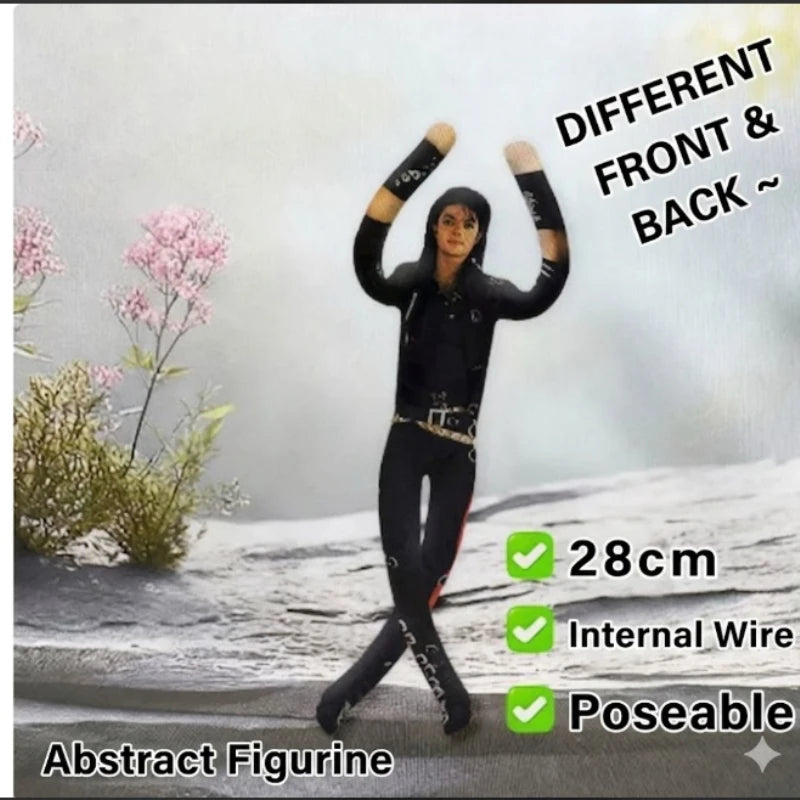 Michael Jackson Cosplay Plush Doll - Abstract Joint Mobility Soft Toy for Room Decor & Collection