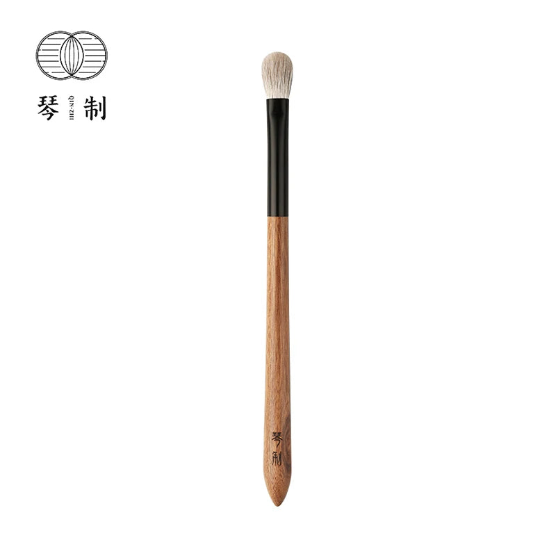 Large Eye Shadow Brush - Handmade Makeup Brush with Rosewood Handle & Natural Hair