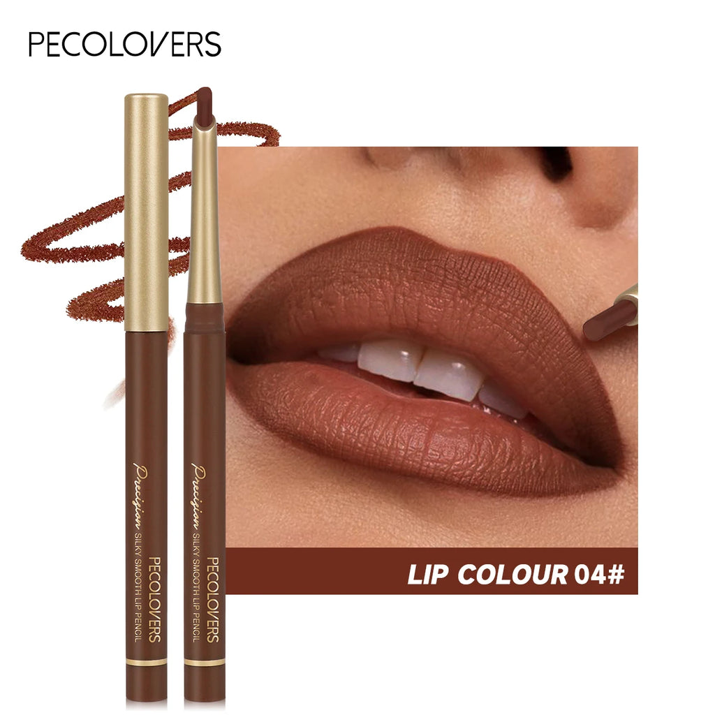 Matte Lip Liner Pencil Set - Long-Lasting Precision & Easy to Use, 6 Shades