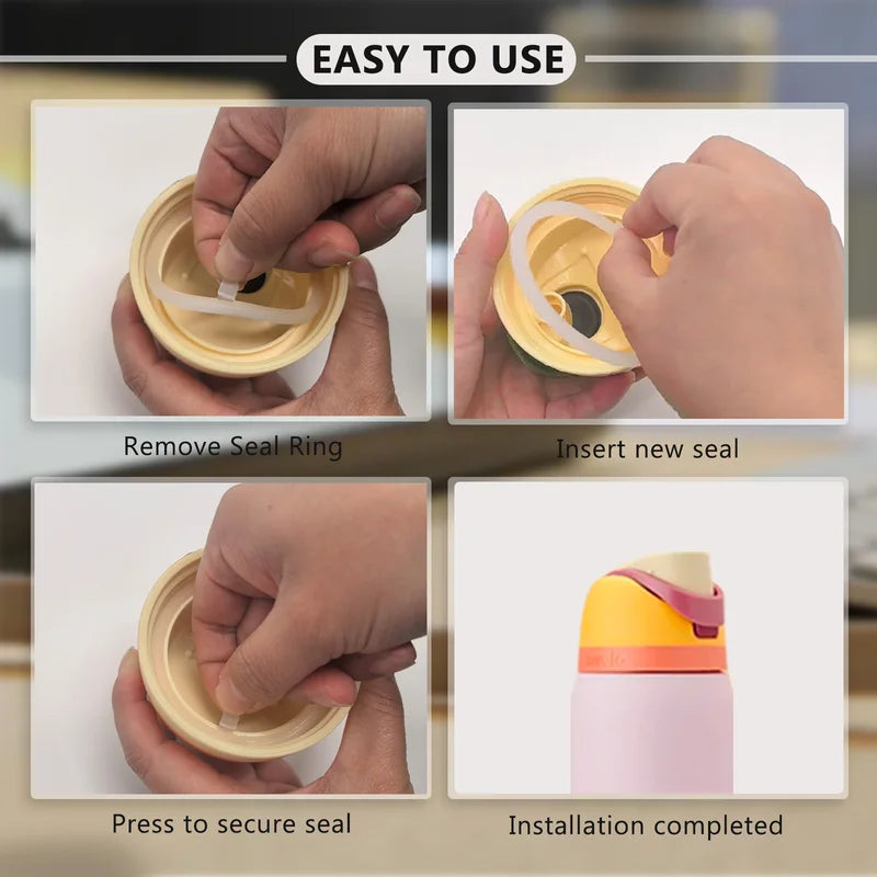 Replaceable Silicone Water Sealing Ring for Owala FreeSip Mug - Leakproof & Heat-Resistant