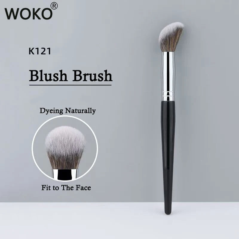 Cream Blush Brush for Fingertip & Stippling Application - Synthetic Hair Makeup Tool