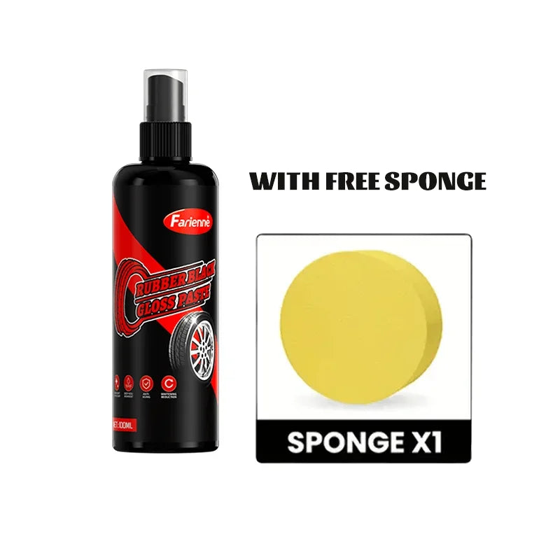 Car Tire Polish Wax - Plastic Part Restorer & Durable Tire Coating