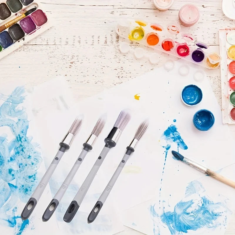 Small Paint Brush Set for Walls and Edges - Durable & Easy to Use