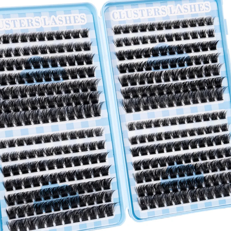 DIY Lash Extension Clusters - Reusable Natural Eyelashes with Tweezers