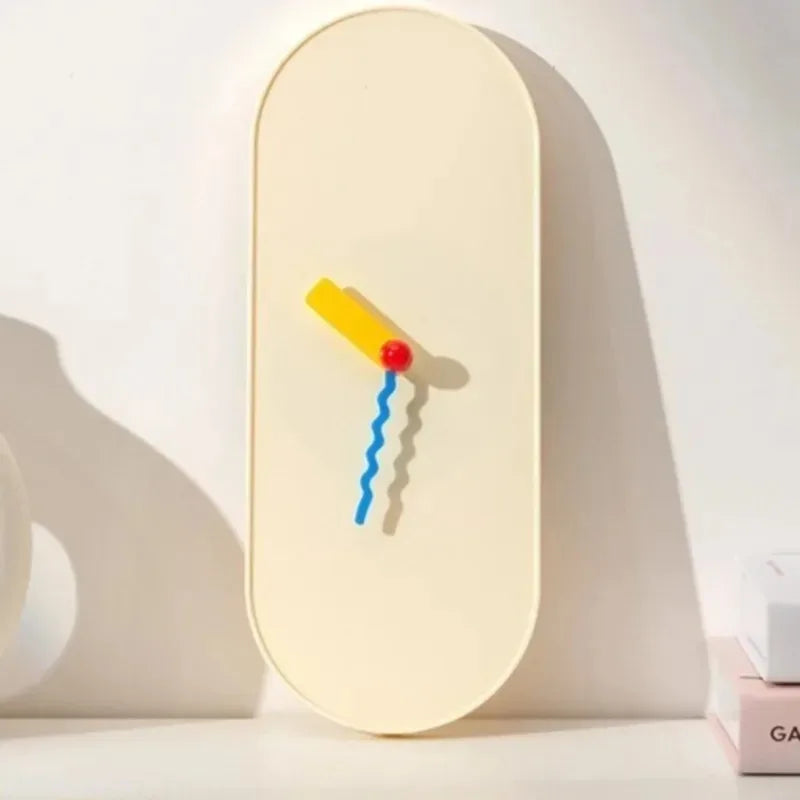 Modern Silent Wall Clock for Living Room & Kids Room - Decorative Home Gift