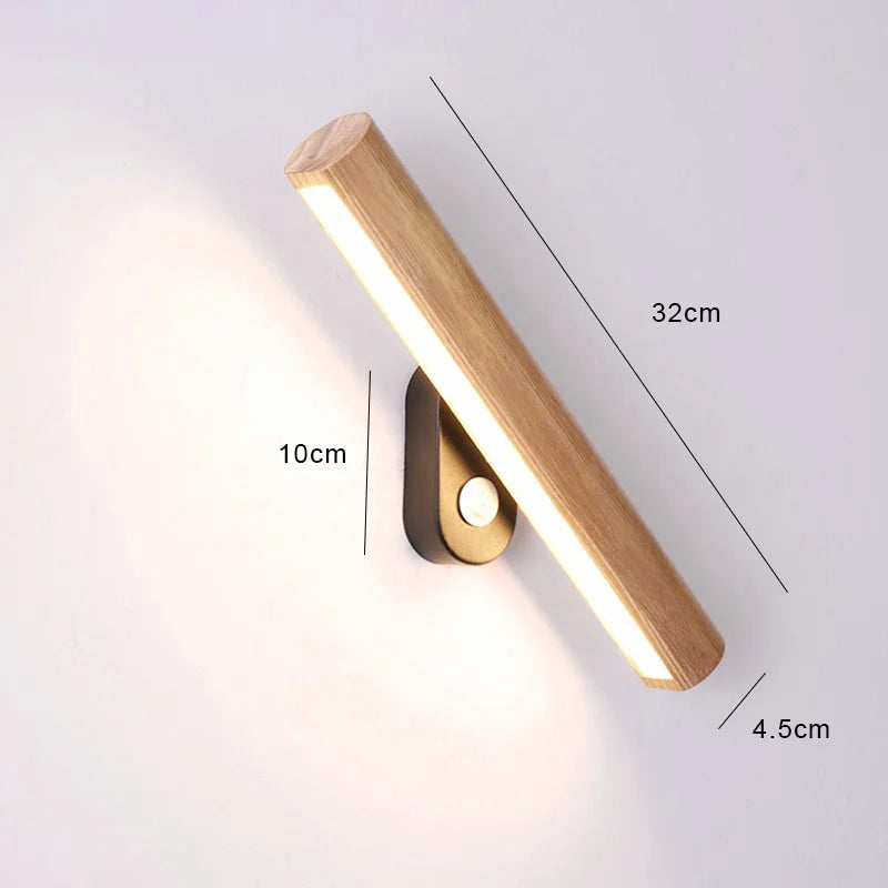Modern Adjustable LED Wall Lamp with Switch for Indoor Home Decor