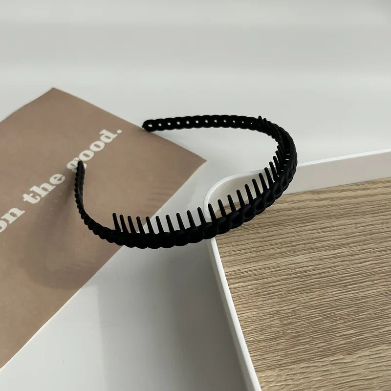 Multicolor Wave Toothed Frosted Hairbands for Women & Girls - Party Hair Accessories