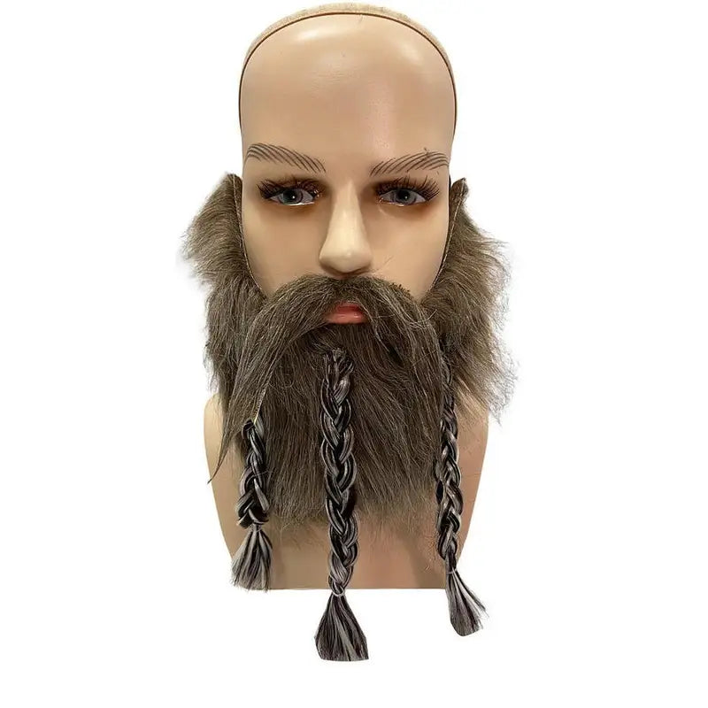 Fake Mustache and Beard Set for Halloween & Party Costumes