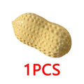 Peanut Stress Ball Crunchy Squeeze Toy for Kids & Adults - Sensory Fidget Ball