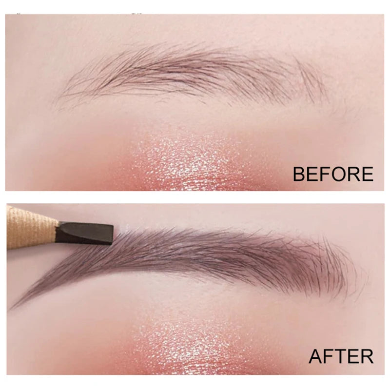 Waterproof Microblading Eyebrow Pen - Long-Lasting Eye & Lip Makeup Supplies