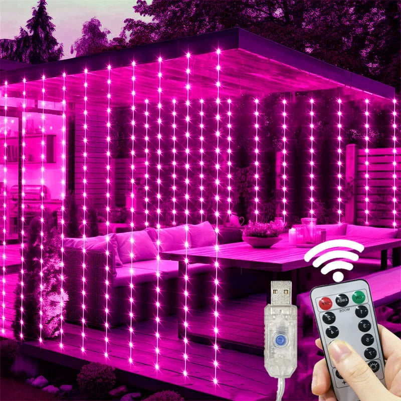 USB Fairy String Lights with 8 Modes for Holiday Wedding Home Garden Decor