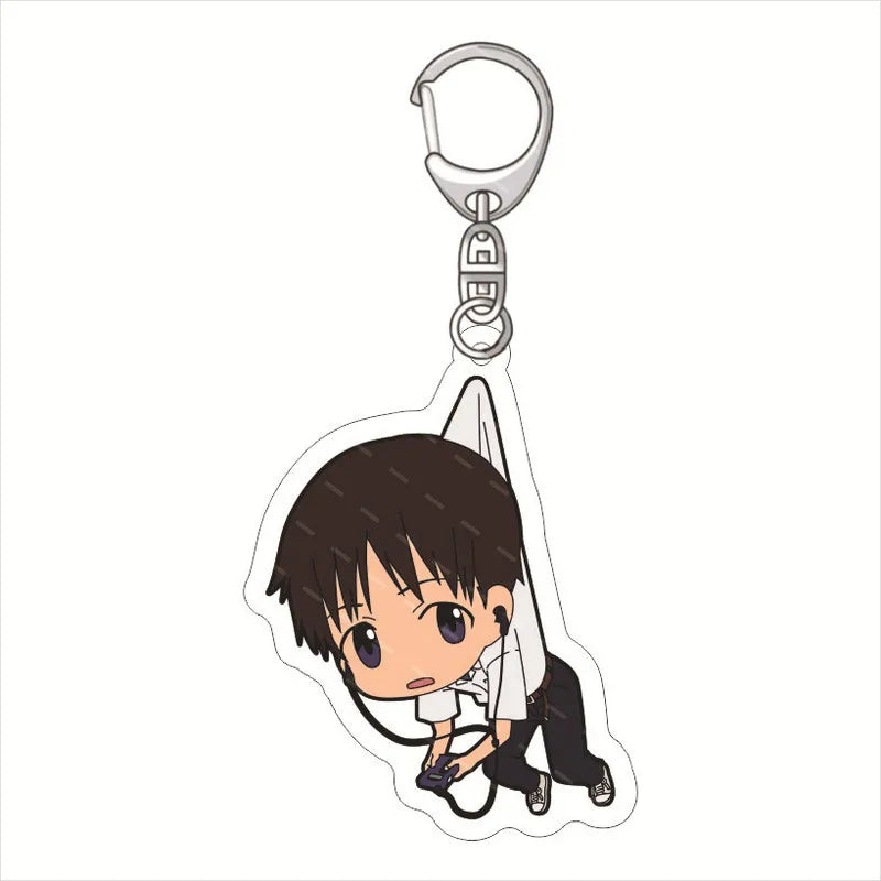 Double-Sided HD Anime Keychain - EVA Acrylic Backpack Pendant, Custom Colors