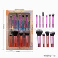 Full Set Makeup Brush Kit with Powder Blusher Eye Shadow & Egg Applicator