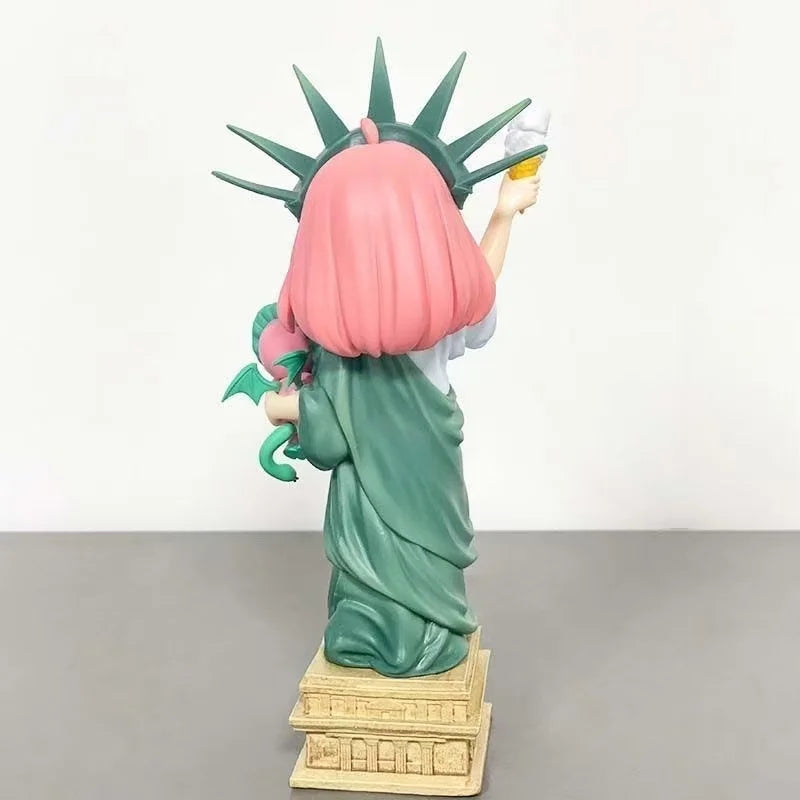 Anime Anya Forger Statue Action Figure - Spy×Family Desktop Collectible Model