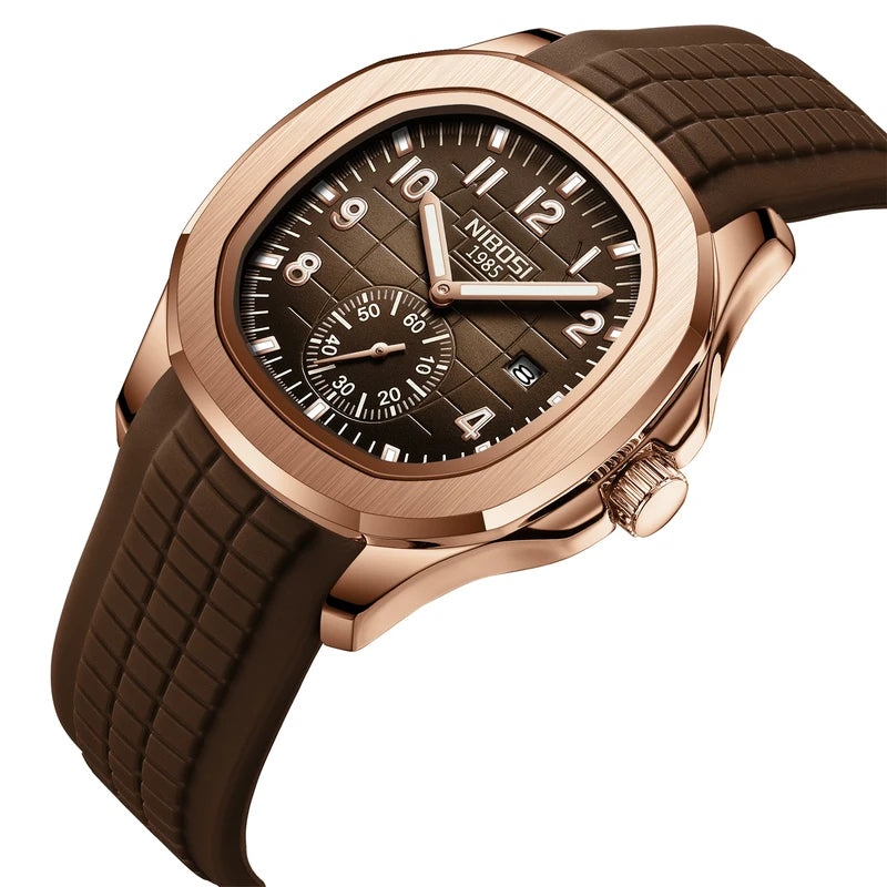 Men's Sports Watch Waterproof Luminous Auto Date Quartz Watch