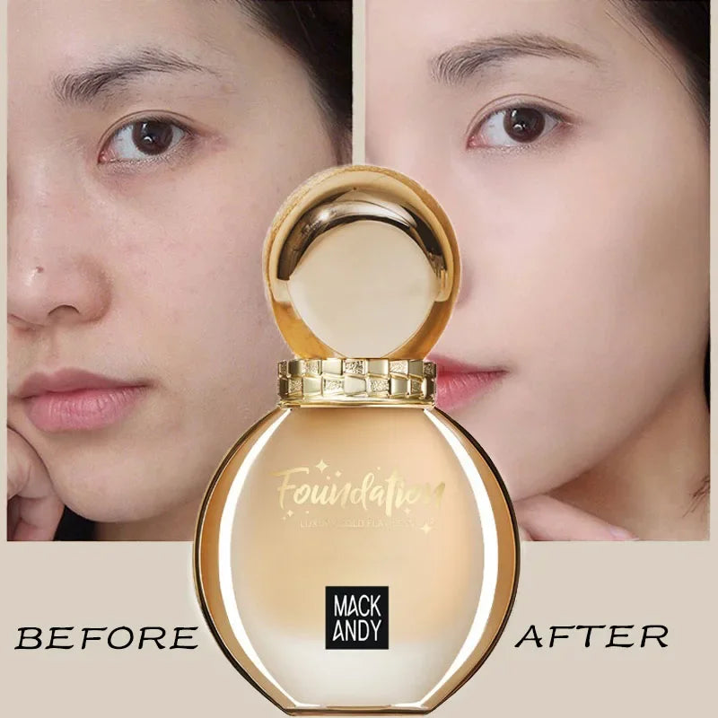 Long Lasting Waterproof Liquid Foundation & Concealer - 40ml